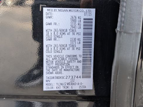 Used 2025 Nissan Pathfinder Rock Creek AWD/4WD image 39