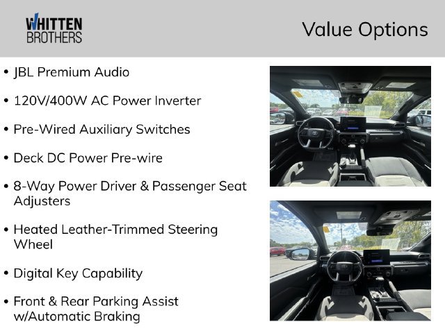 Used 2024 Toyota Tacoma TRD Sport w/ TRD Sport Upgrade Package AWD/4WD image 13