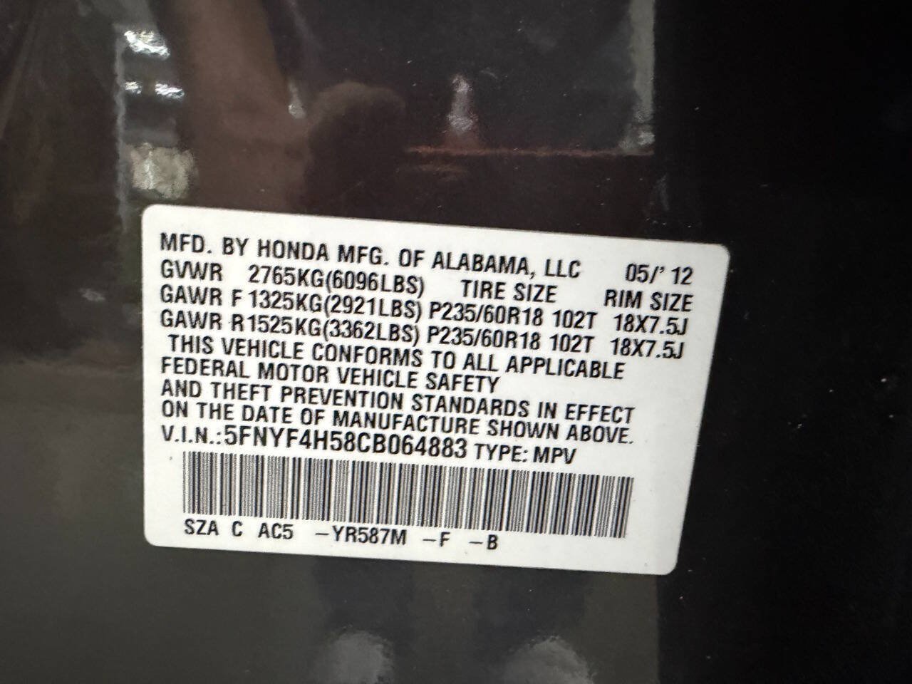 Used 2012 Honda Pilot EX-L image 31