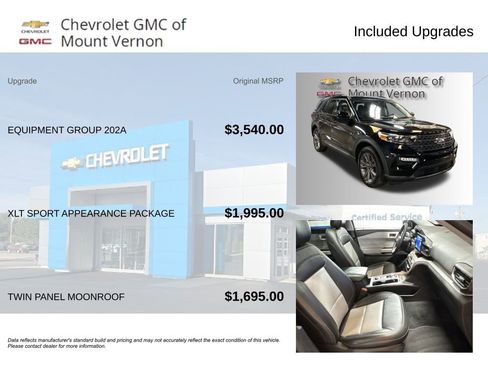 Used 2024 Ford Explorer XLT w/ Equipment Group 202A image 6