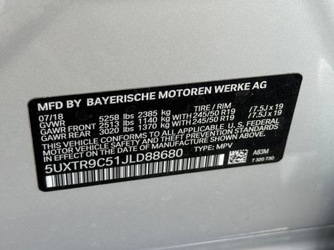 Used 2018 BMW X3 xDrive30i w/ M Sport Package AWD/4WD image 31
