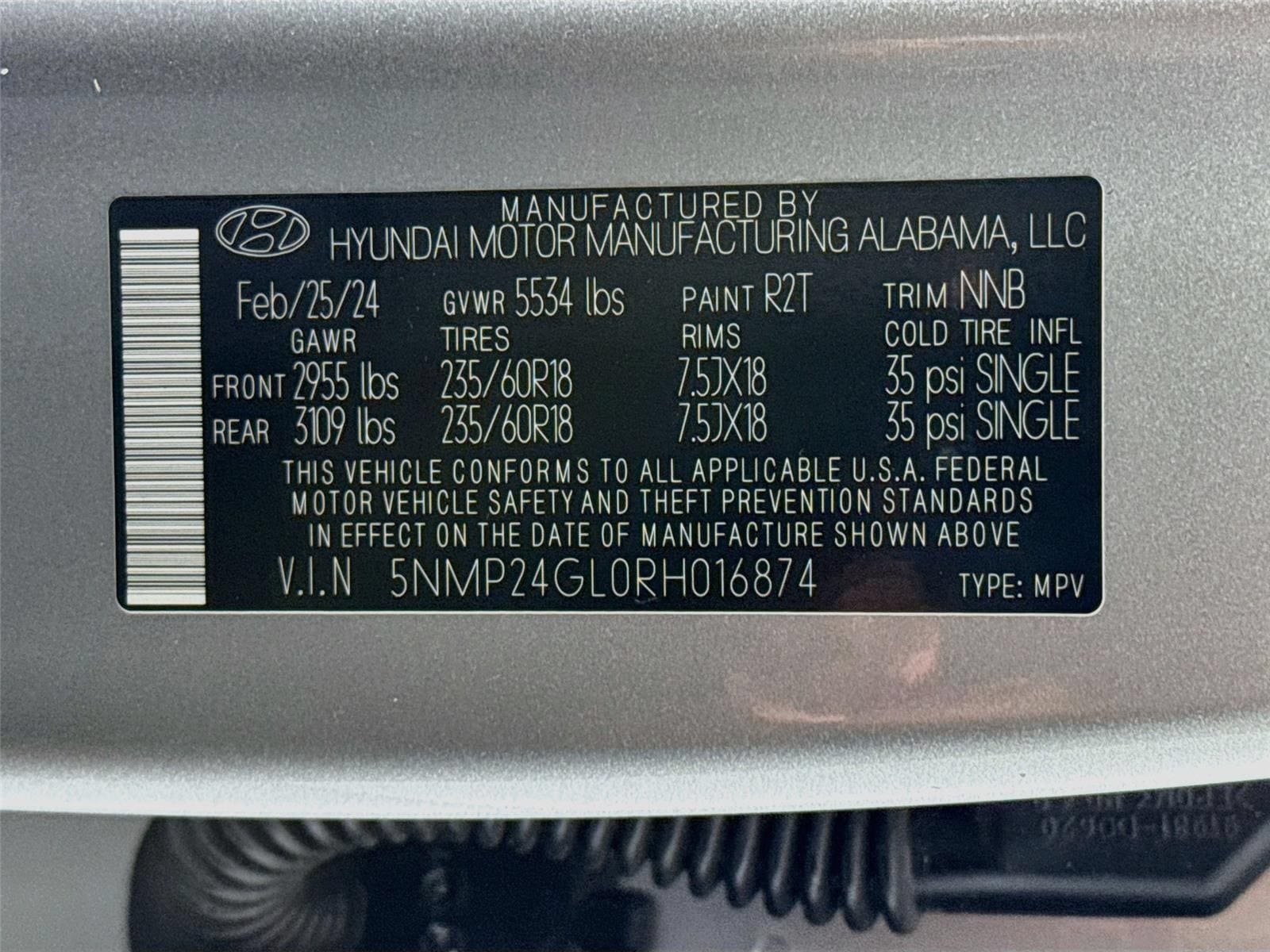 Certified 2024 Hyundai Santa Fe SEL FWD image 31