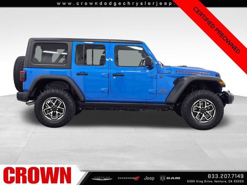 Certified 2025 Jeep Wrangler Unlimited Rubicon AWD/4WD image 8
