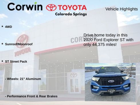 Used 2020 Ford Explorer ST w/ ST Street Pack image 7