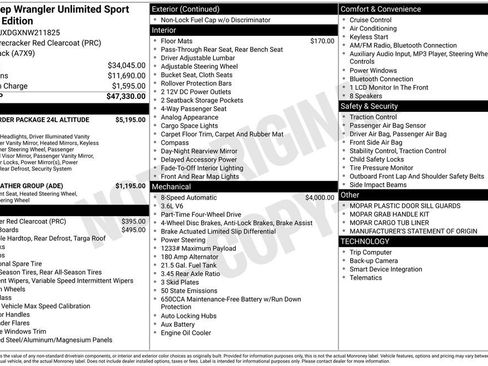 Used 2022 Jeep Wrangler Unlimited Sport image 20