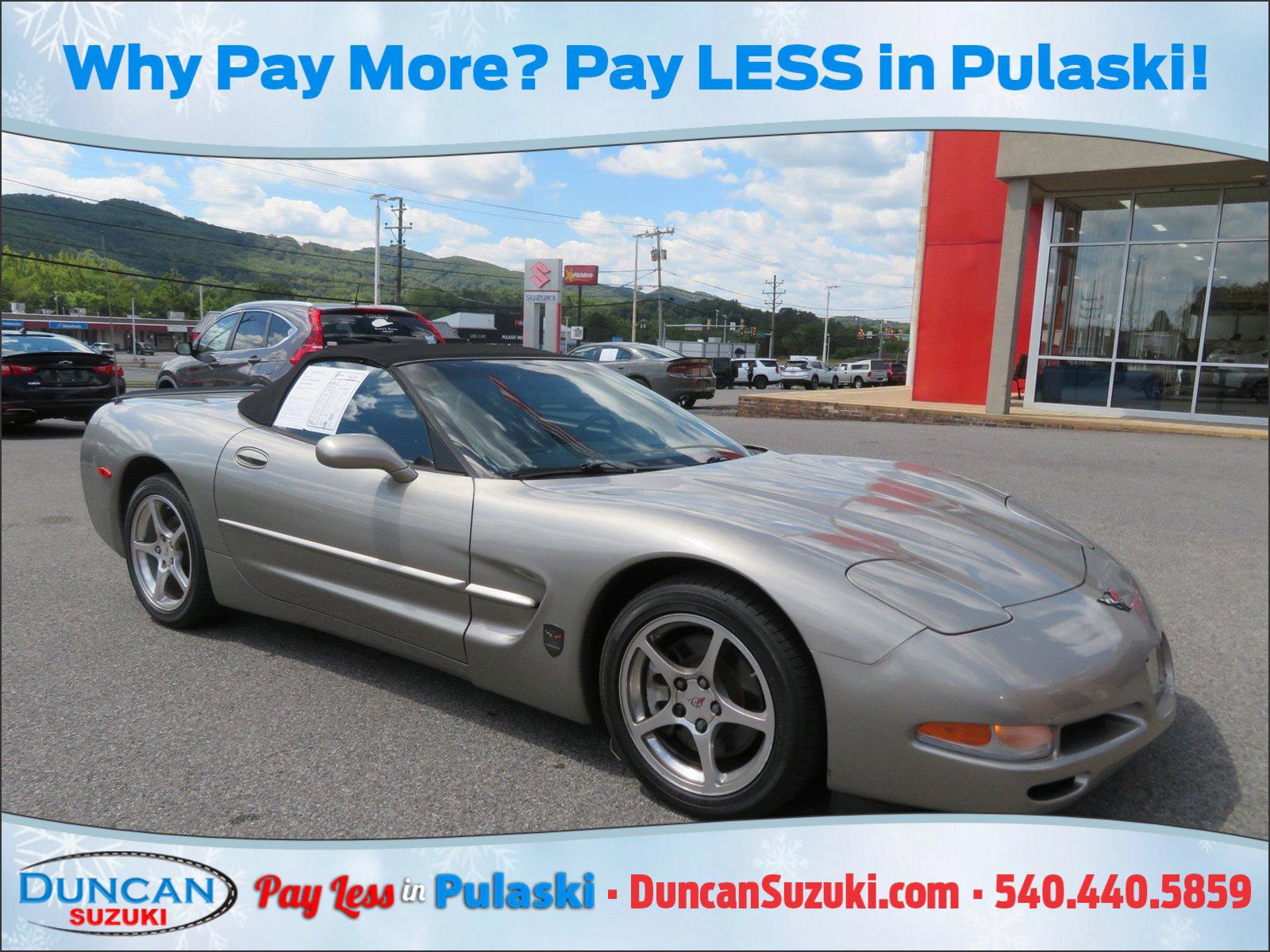 Used 2001 Chevrolet Corvette Convertible w/ Preferred Equipment Group2 RWD image 1