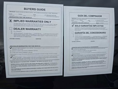 Used 2026 Toyota Camry XLE image 10