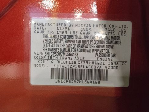 Used 2021 Nissan Kicks SR w/ SR Premium Package FWD image 33