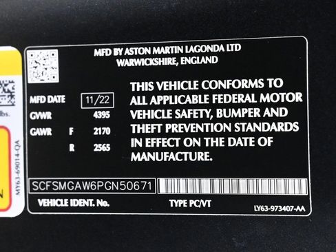 Used 2023 Aston Martin V8 Vantage image 29