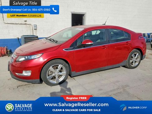 Used 2014 Chevrolet Volt Premium w/ Premium Trim Package FWD image 1