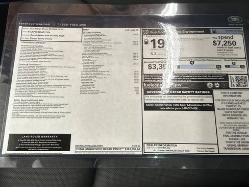 New 2025 Land Rover Range Rover SE image 28