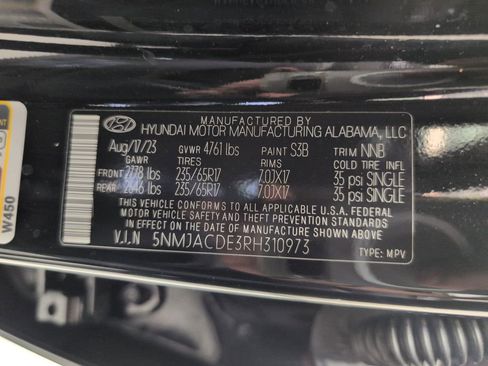 Certified 2024 Hyundai Tucson SE AWD/4WD image 30