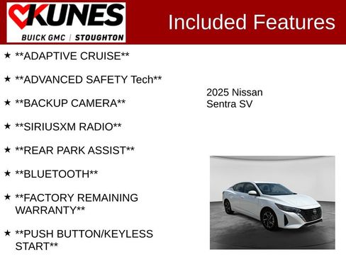 Used 2025 Nissan Sentra SV FWD image 2