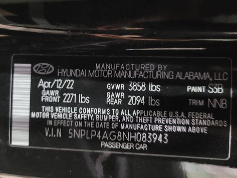 Used 2022 Hyundai Elantra Limited w/ Cargo Package FWD image 33