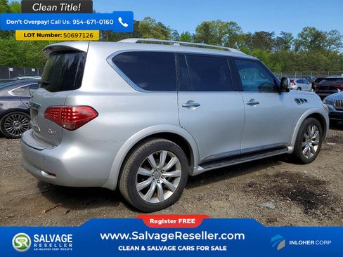 Used 2013 INFINITI QX56 4WD w/ Deluxe Touring Pkg image 4