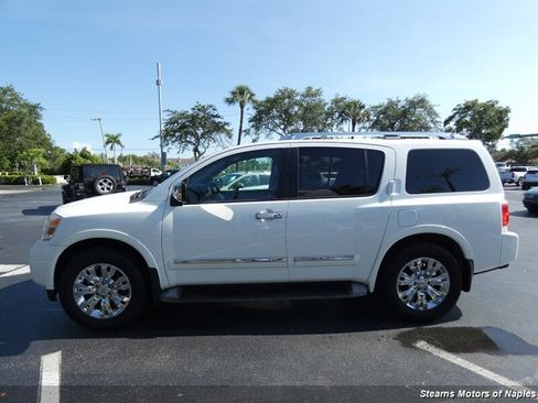 Used 2015 Nissan Armada Platinum w/ 2nd Row Captain Seat Package AWD/4WD image 10