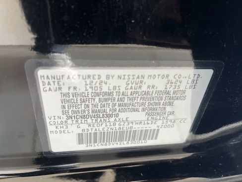 Used 2025 Nissan Versa S FWD image 70