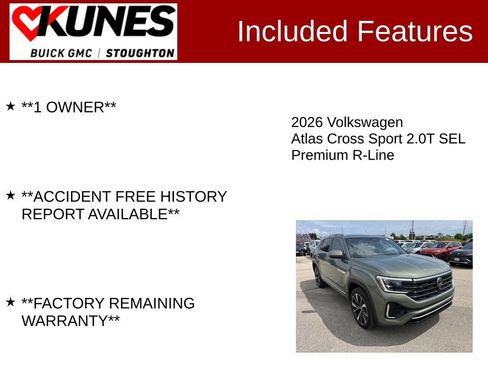 Used 2026 Volkswagen Atlas Cross Sport SEL Premium R-Line AWD/4WD image 3