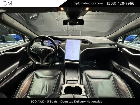 Used 2016 Tesla Model S 90D AWD/4WD image 37