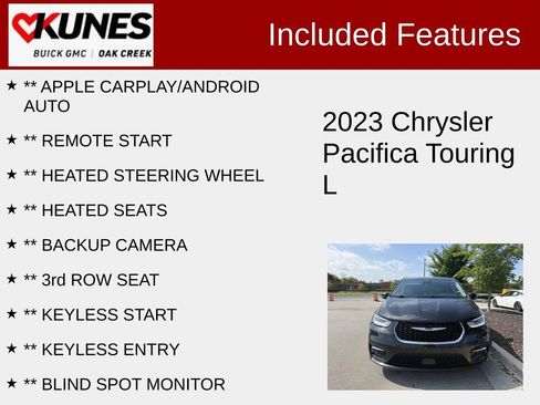 Used 2023 Chrysler Pacifica Touring-L FWD image 2