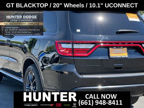 Certified 2021 Dodge Durango GT w/ Blacktop Package RWD image 6