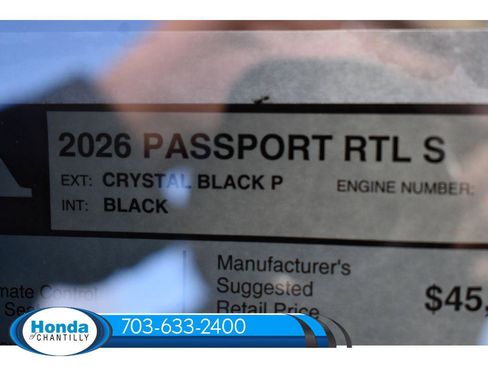 New 2026 Honda Passport RTL image 34