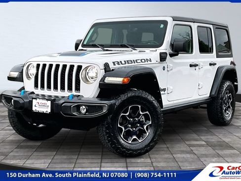 Used 2022 Jeep Wrangler Unlimited Rubicon 4xe w/ Cold Weather Group AWD/4WD image 1