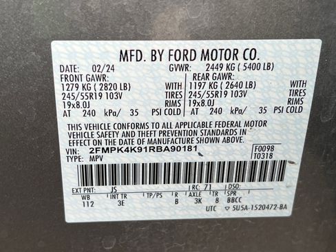 Used 2024 Ford Edge Titanium image 29