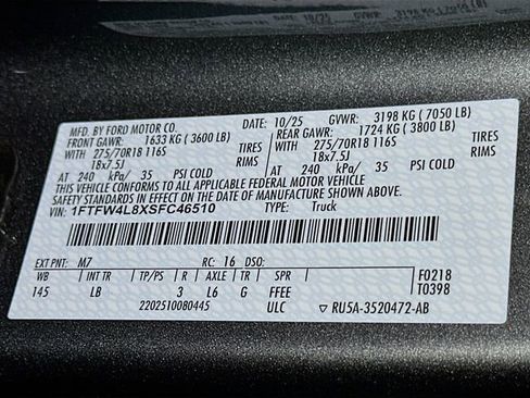 New 2025 Ford F150 Tremor w/ Bed Utility Package image 17