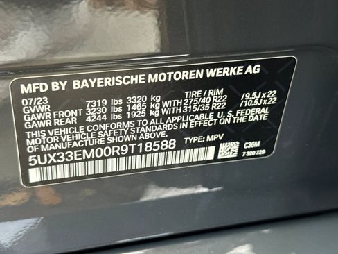 Used 2024 BMW X7 M60i w/ Executive Package AWD/4WD image 42