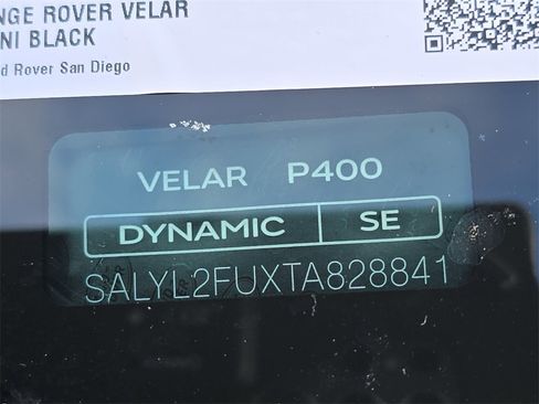 New 2026 Land Rover Range Rover Velar Dynamic SE image 36