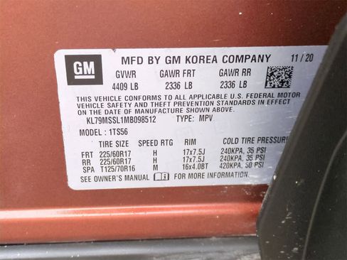 Used 2021 Chevrolet TrailBlazer ACTIV w/ Sun and Liftgate Package image 36