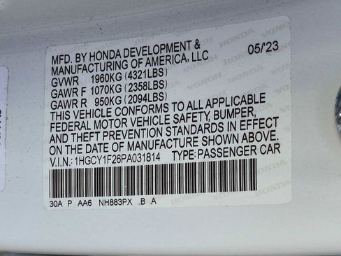 Certified 2023 Honda Accord LX image 40