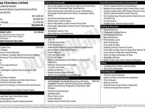 Used 2019 Jeep Cherokee Limited w/ Luxury Group image 2