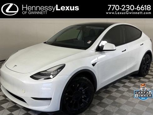 Used 2020 Tesla Model Y Long Range AWD/4WD image 1