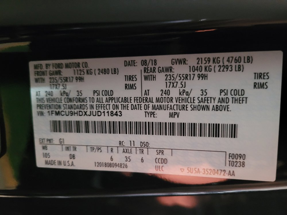 Used 2018 Ford Escape SEL AWD/4WD image 33