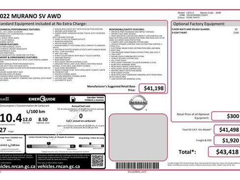 Used 2022 Nissan Murano SV image 30