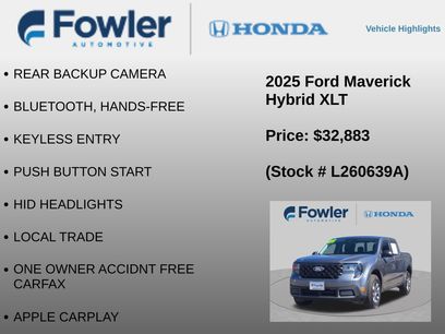 Used 2025 Ford Maverick XLT w/ Equipment Group 301A
