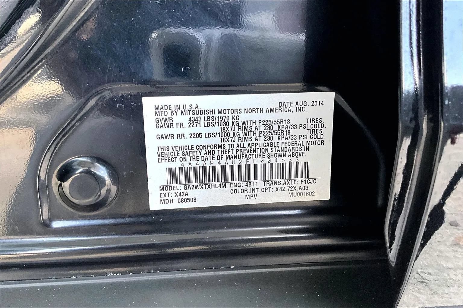 Used 2015 Mitsubishi Outlander Sport SE FWD image 16