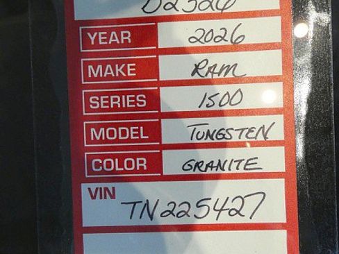 New 2026 RAM 1500 Tungsten w/ Bed Utility Group AWD/4WD image 37