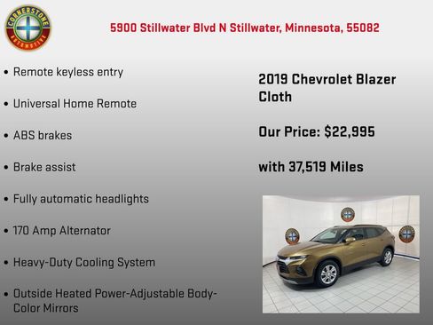 Used 2019 Chevrolet Blazer LT AWD/4WD image 25