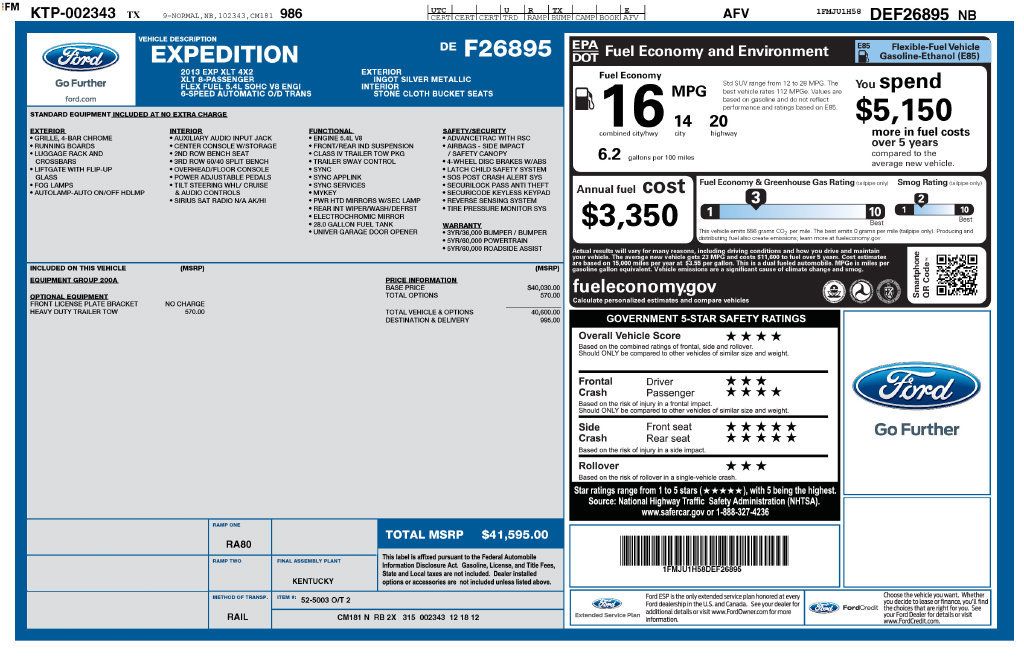 Used 2013 Ford Expedition XLT w/ HD Trailer Tow Pkg RWD image 39