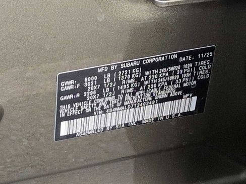 New 2026 Subaru Ascent Bronze Edition image 38