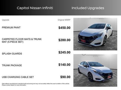 Certified 2025 Nissan Versa SR w/ Trunk Package image 9