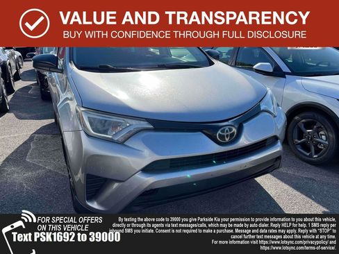 Used 2018 Toyota RAV4 LE w/ All Weather Liner Package image 1