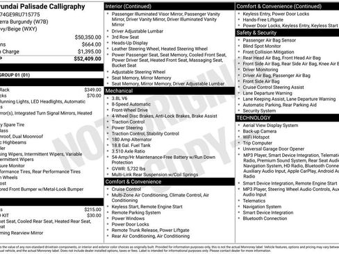 Used 2024 Hyundai Palisade Calligraphy FWD image 36