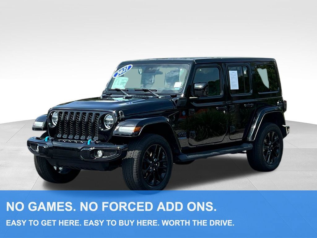 Used 2021 Jeep Wrangler Unlimited Sahara AWD/4WD image 1