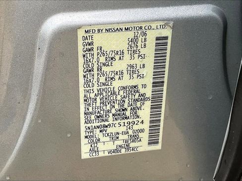 Used 2007 Nissan Xterra Off-Road w/ Rockford Fosgate Audio Pkg image 18