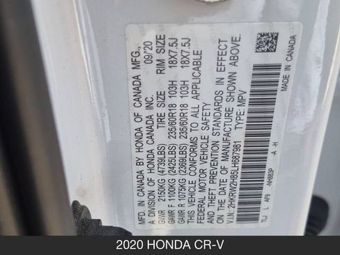 Used 2020 Honda CR-V EX-L image 31
