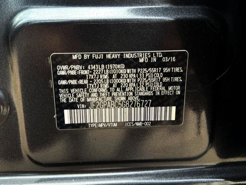 Used 2016 Subaru Crosstrek 2.0i Premium w/ Popular Package #1 image 52